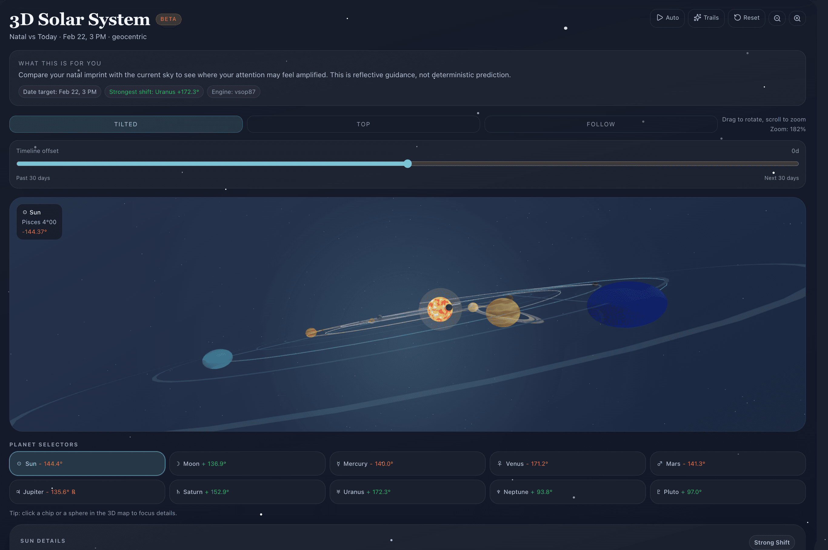 Ve Tus Planetas en 3D en Tiempo Real